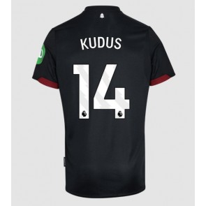 West Ham United Mohammed Kudus #14 Venkovní Dres 2024-25 Krátký Rukáv